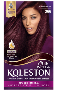 Tinta Koleston Kit 366 Acaju Purpura Wella