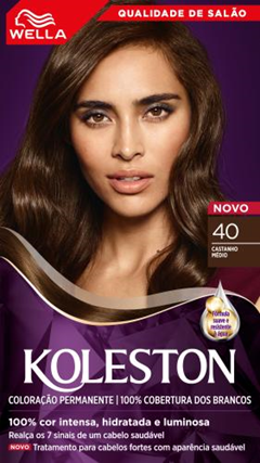 Tinta Koleston Kit 40 Castanho Medio Coty