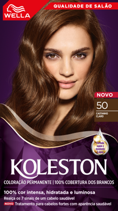 Tinta Koleston Kit 50 Castanho Claro Wella