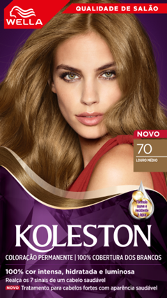 Tinta Koleston Kit 70 Louro Medio Wella
