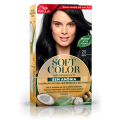 Tintura Soft Color Kit 20 Preto Coty