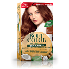 Tintura Soft Color Kit 54 Castanho Acobr Wella