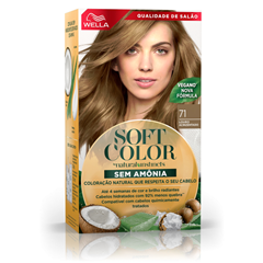 Tintura Soft Color Kit 71 Louro Acinzentado Wella