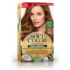 Tintura Soft Color Kit 77 Marrom Dourado Wella