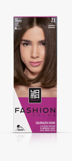 Tinta Yama Fashion Kit Color 7.1 Louro Acinzentado