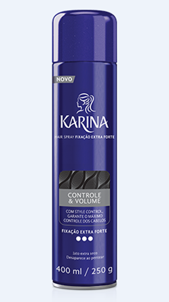 Hair Spray Karina Fix Extra Forte 400ml Flora