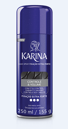 Hair Spray Karina Fiz Extra Forte 250ml Flora