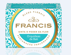Sabonete Barra Francis Classico Azul 12x90g Flora