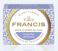Sabonete Barra Francis Classico Lilas 12x90g Flora