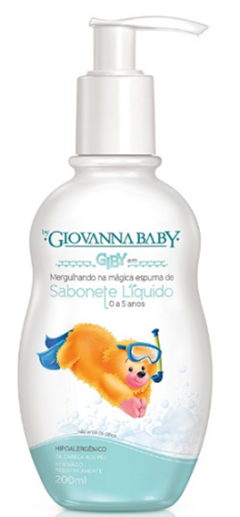 Sabonete Liquido Infantil Giovanna Baby Giby 200ml