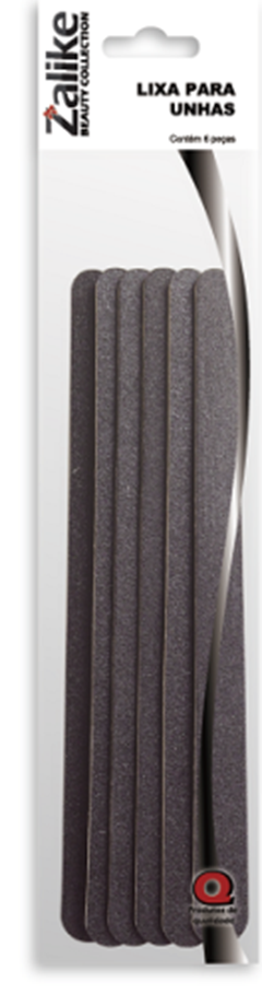 Lixa Para Unha Zalike Grande Com 6 Unidades