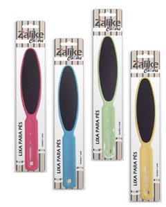 Lixa Para Pes Zalike Dupla Face 4 Cores