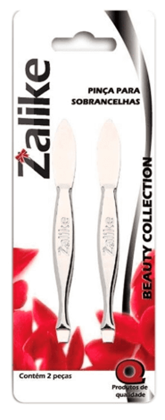 Pinca Zalike Para Sobrancelhas Com 2 Unidades
