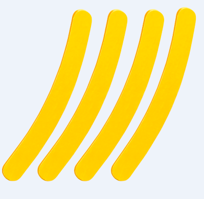 Lixa Para Unha Pura Arte Canario M Lua Com 3 Unidades | DAC Distribuidora