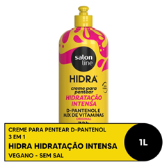 Creme Para Pentear Salon Line Hidra Hidratação Intensa 1 Litro