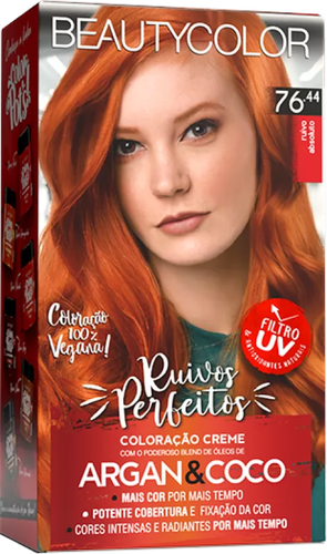 Tintura Beauty Color 76.44 Ruivo Absoluto | DCA Distribuidor