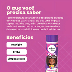 Shampoo Salon Line Sos Cachos Kids Super Óleos 300ml