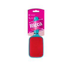 Escova Cabelo Ricca Raquete Flex Blue Belliz