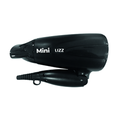Secador Lizz Mini Dobravel Preto Bivolt