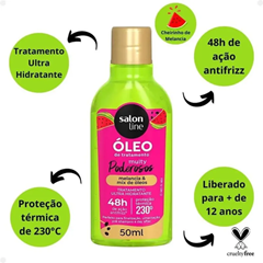 Óleo Capilar Salon Line Tratamento Multy Poderosos Melancia 50ml