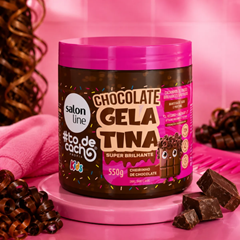 Gelatina Salon Line #Todecacho Chocolate Kids 550g