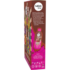 Kit Salon Line To Cachos (Shampoo+Condicionador) Chocolate Kids 200ml/300ml