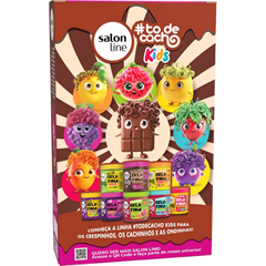 Kit Salon Line To Cachos (Shampoo+Condicionador) Chocolate Kids 200ml/300ml