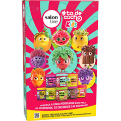 Kit Salon Line To Cachos (Shampoo+Condicionador) Morango Kids 200ml/300ml