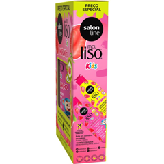 Kit Salon Line Meu Liso (Shampoo+Condicionador) Morango Kids 200ml/300ml