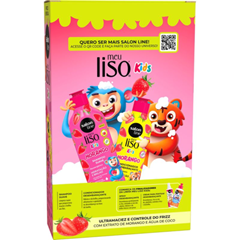 Kit Salon Line Meu Liso (Shampoo+Condicionador) Morango Kids 200ml/300ml