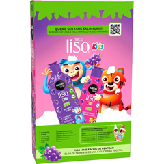 Kit Salon Line Meu Liso (Shampoo+Condicionador) Uva Kids 200ml/300ml