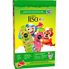 Kit Salon Line Meu Liso (Shampoo+Condicionador) Melancia Kids 200ml/300ml