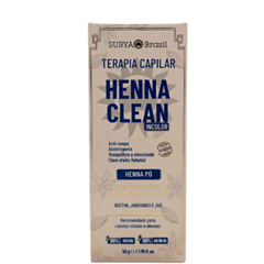 Henna Surya Pó Clean Incolor Terapia Capilar 50g