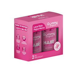 Kit Suplemente Alimentar Gummmy Hair Tutti+Tutti C/2