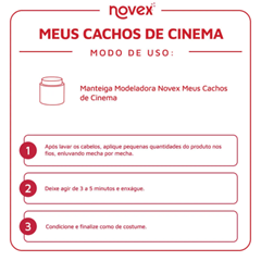 Manteiga Capilar Novex Meus Cachos Cinema 500g Embelleze