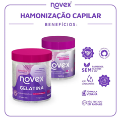 Gelatina Novex Hialurônico Hidrorrepositor 500g Embelleze