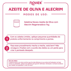 Gelatina Novex Azeite De Oliva 1kg Embelleze