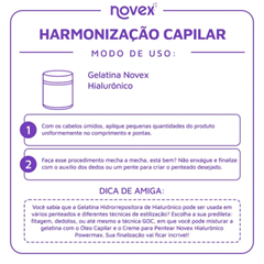 Gelatina Novex Hialorônico Hidrorrepositor 1kg Embelleze