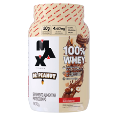 Whey Protein 100% Max Titanium Dr. Peanut Sabor Bueníssimo 900g Supley