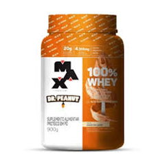 Whey Protein 100% Max Titanium Dr. Peanut Sabor Doce De Leite 900g Supley