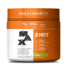 Termogênico Max Titanium 2hot Sabor Limão 200g Supley