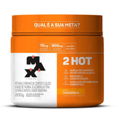 Termogênico Max Titanium 2hot Sabor Tangerina 200g Supley
