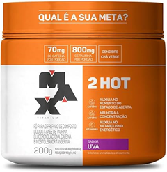 Termogênico Max Titanium 2hot Sabor Uva 200g Supley