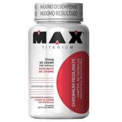 Potencializador Max Titanium Chromium Picolinate 60 Cápsulas Supley