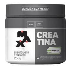 Creatina Max Titanium Creapure 250g Supley