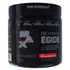 Pre Treino Max Titanium Egide Frutas Vermelhas 150g Supley