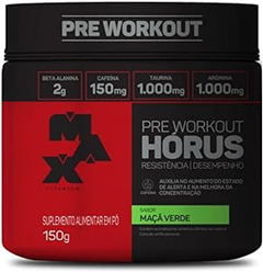 Pre Treino Max Titanium Horus Maçã Verde 150g Supley