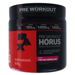Pre Treino Max Titanium Horus Frutas Vermelhas 300g Supley