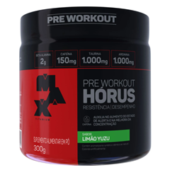 Pre Treino Max Titanium Horus Limão Yuzu 300g Supley