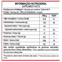 Hipercalorico Max Titanium Mass Baunilha Refil 1,4kg Supley
